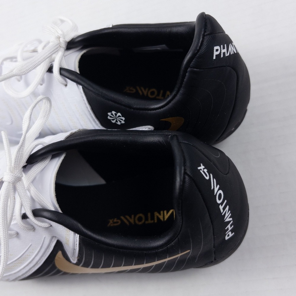 Nike Phantom GX II Academy Soccer Cleats Mens 7.5 White Black FD6723-100 FG/MG - Picture 4 of 6